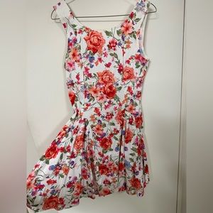 Floral A-line dress